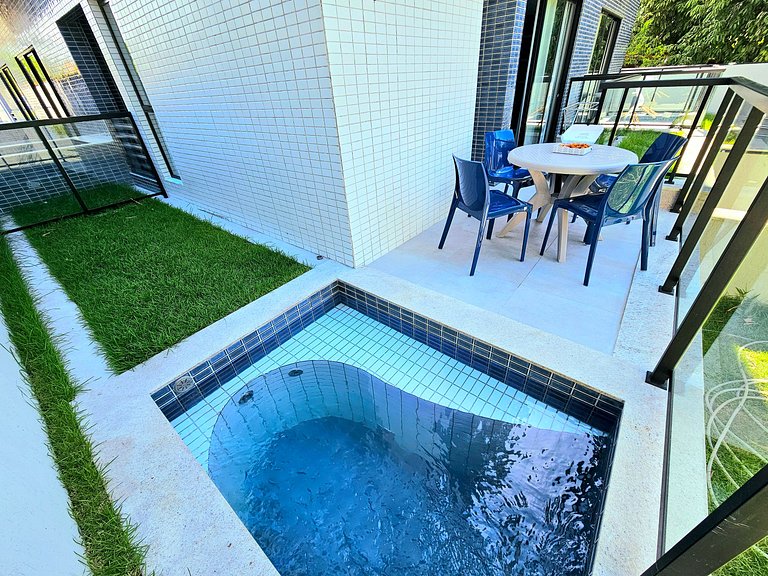 A melhor Piscina privativa do Centrinho de Porto