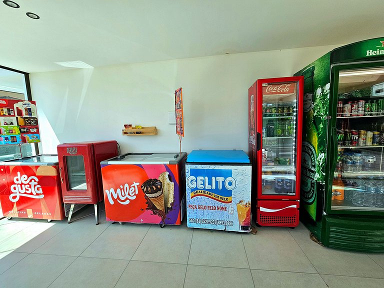 Studio Luxo com Varanda Gourmet no Tangaroa Cupe