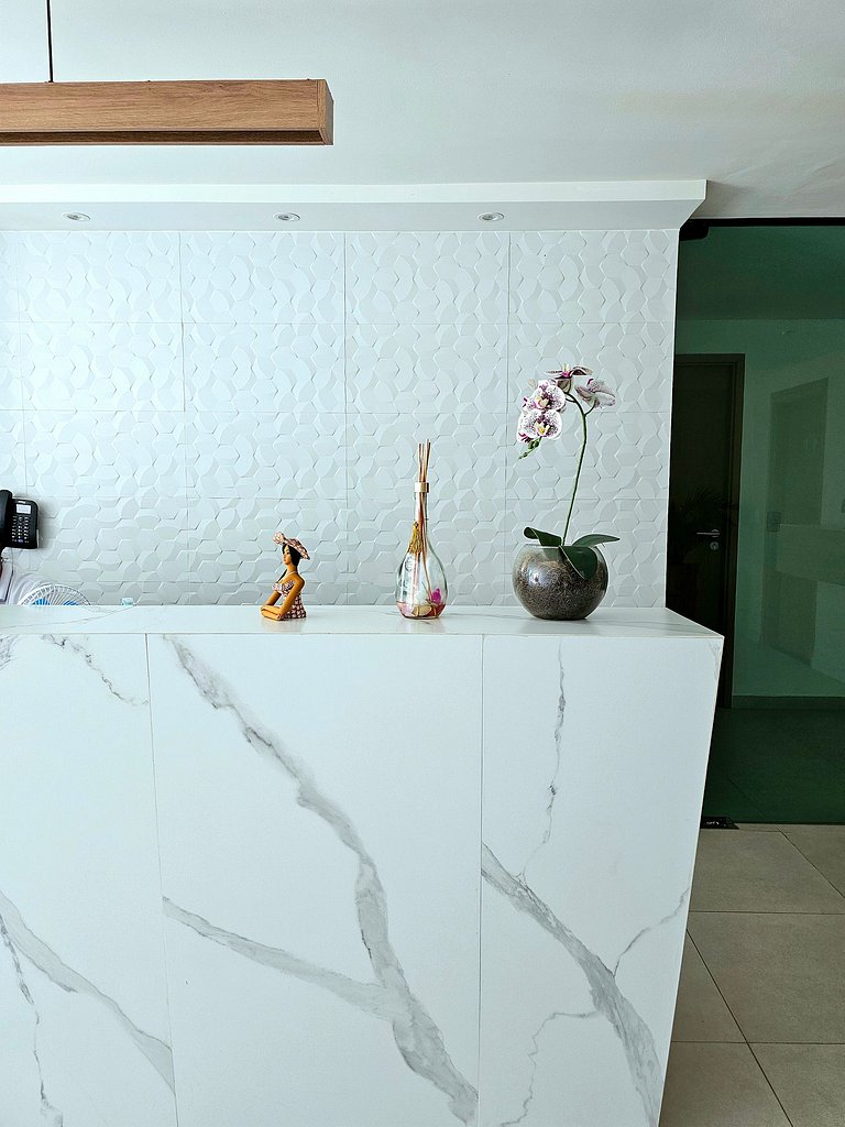Studio Luxo com Varanda Gourmet no Tangaroa Cupe