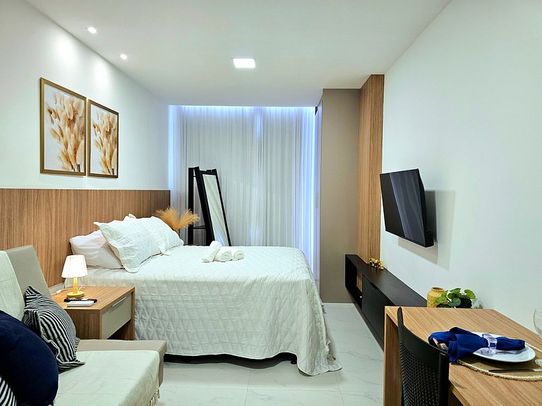 Moderno e aconchegante flat no centro de Porto