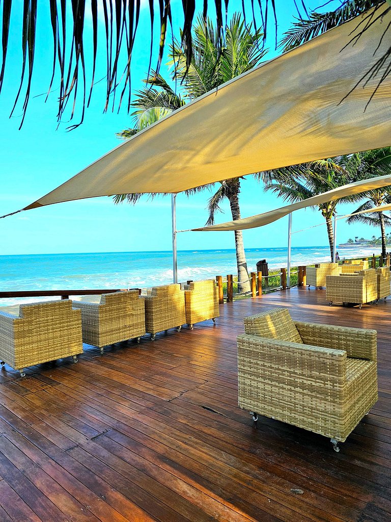 Luxuoso térreo 3q à Beira-mar no Cupe - Ecolife