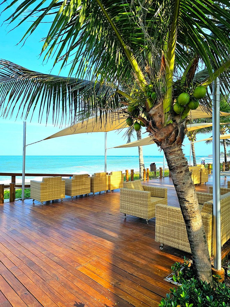 Luxuoso térreo 3q à Beira-mar no Cupe - Ecolife