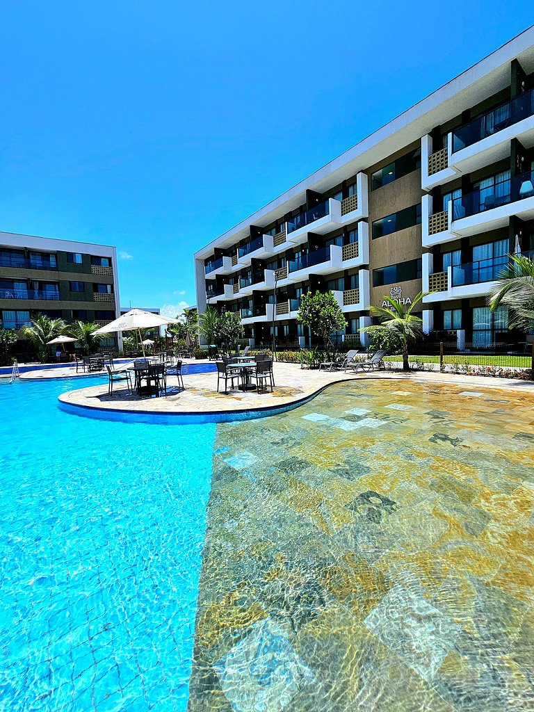 Incrível Térreo c/ vista Piscina no Mana Muro Alto