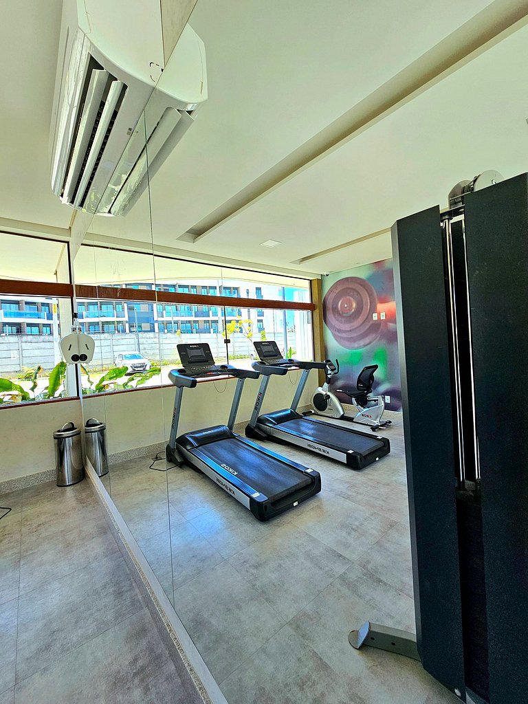 Incrível, Equipado e vista piscina no Mana #215B