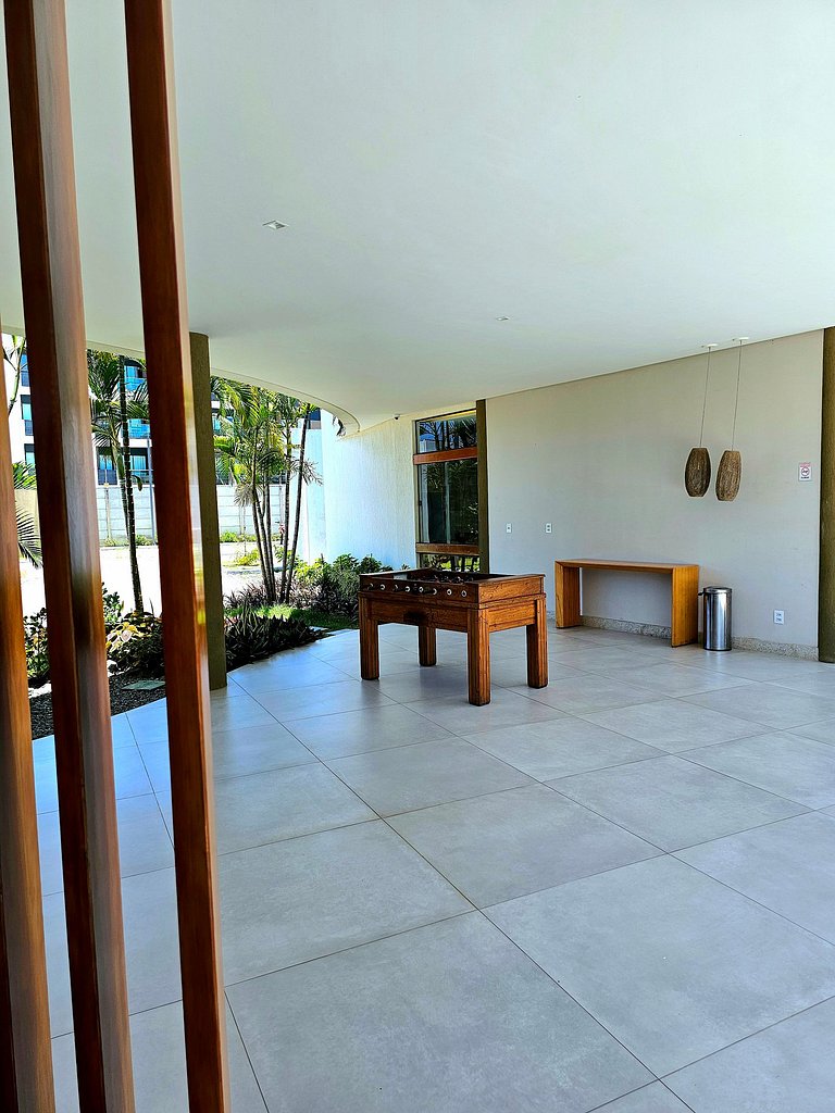 Incrível, Equipado e vista piscina no Mana #215B