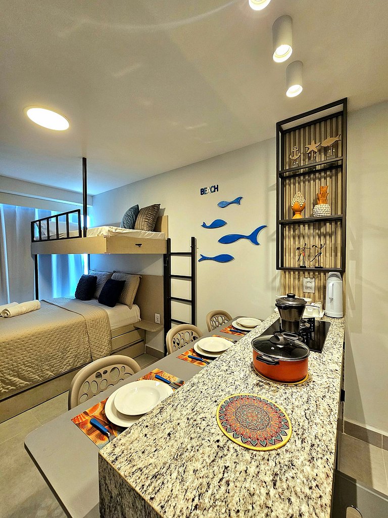 Moderno e Luxuoso no Nixxus Centro de Porto #320