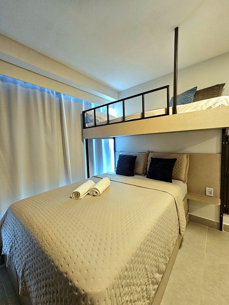 Moderno e Luxuoso no Nixxus Centro de Porto #320