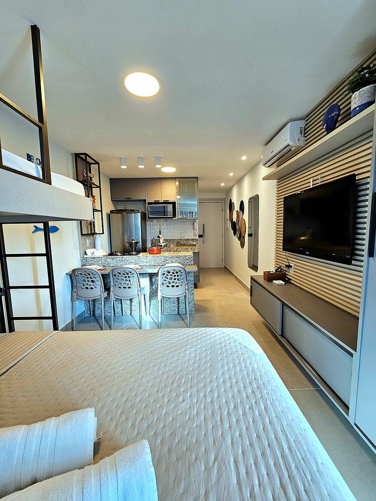 Moderno e Luxuoso no Nixxus Centro de Porto #320