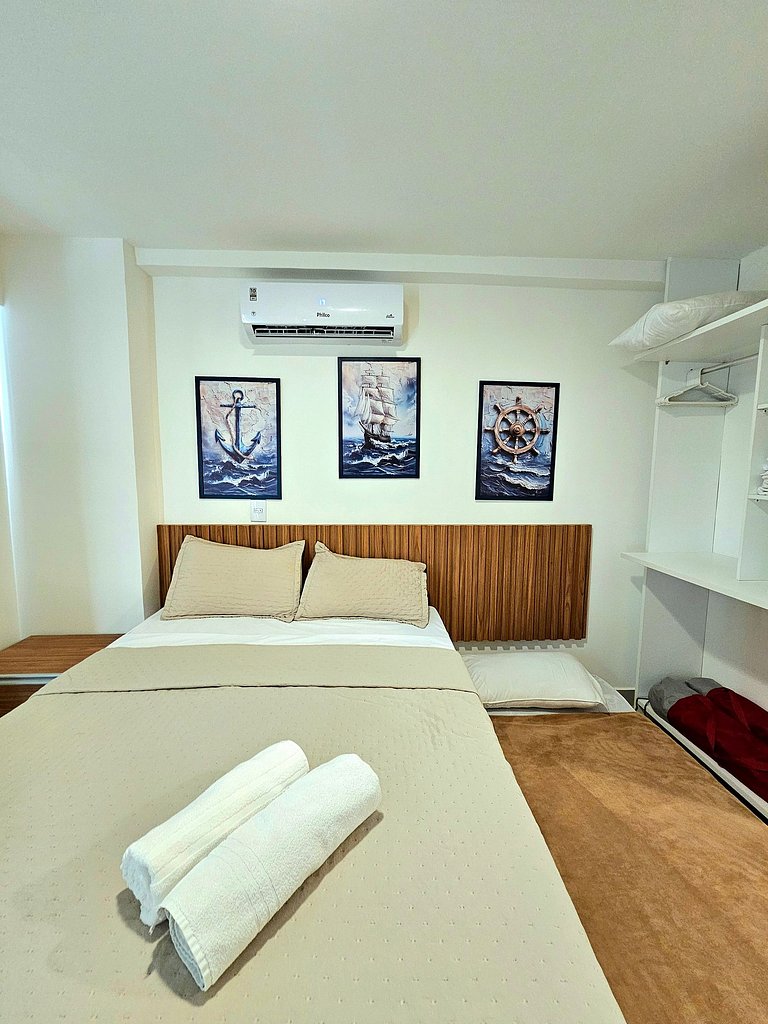 Luxuoso e Equipado Studio no Cupe próximo a Porto.