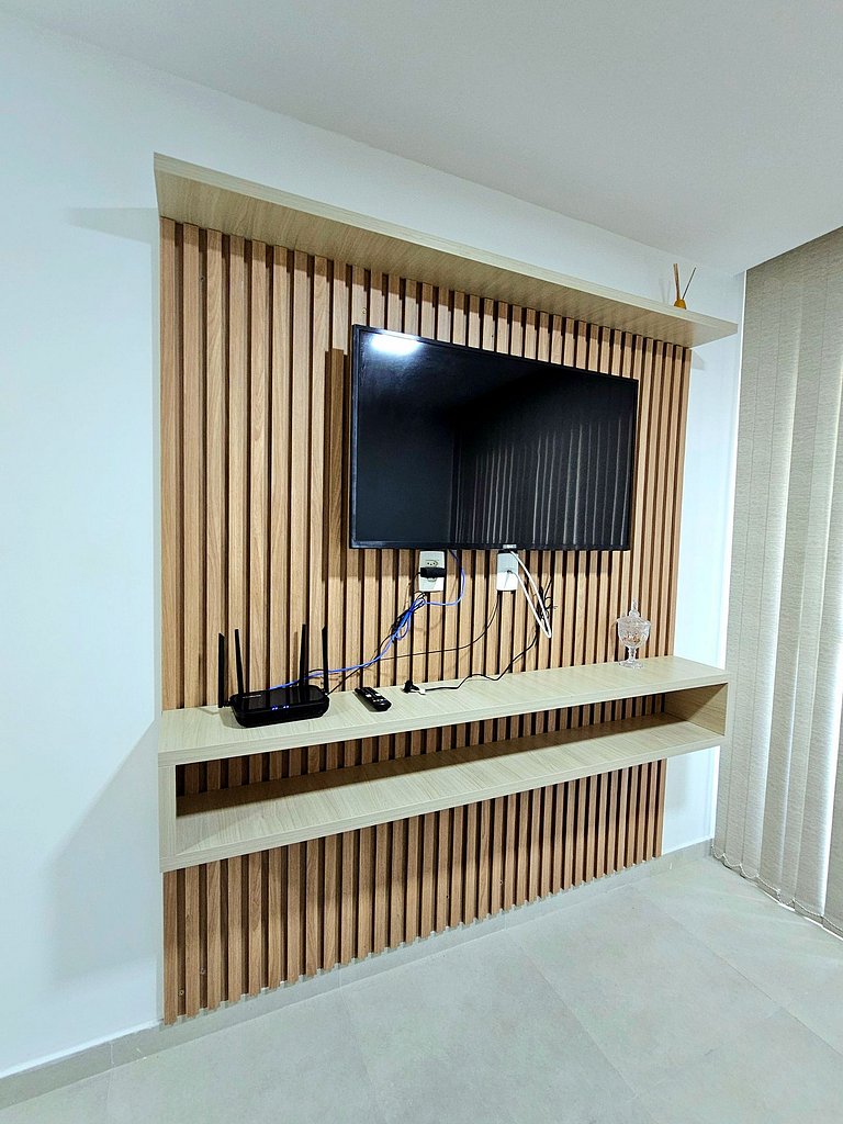Studio Luxo com Varanda Gourmet no Tangaroa Cupe