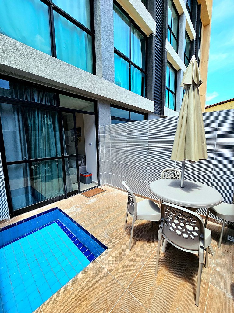 Luxo com piscina privativa no Reserva do Cupe #106