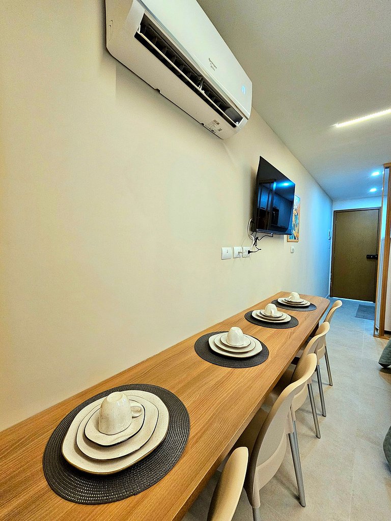 Incrível e equipado com Piscina privativa no Cupe.