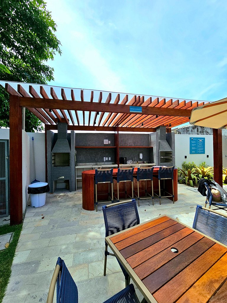Moderno com vista mar no melhor trecho Tamandaré