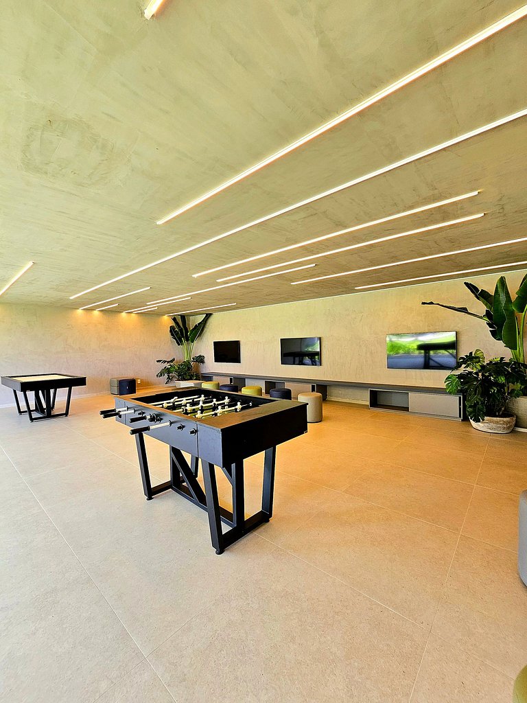 Incrível Flat beira-mar de Muro Alto no Cais Eco