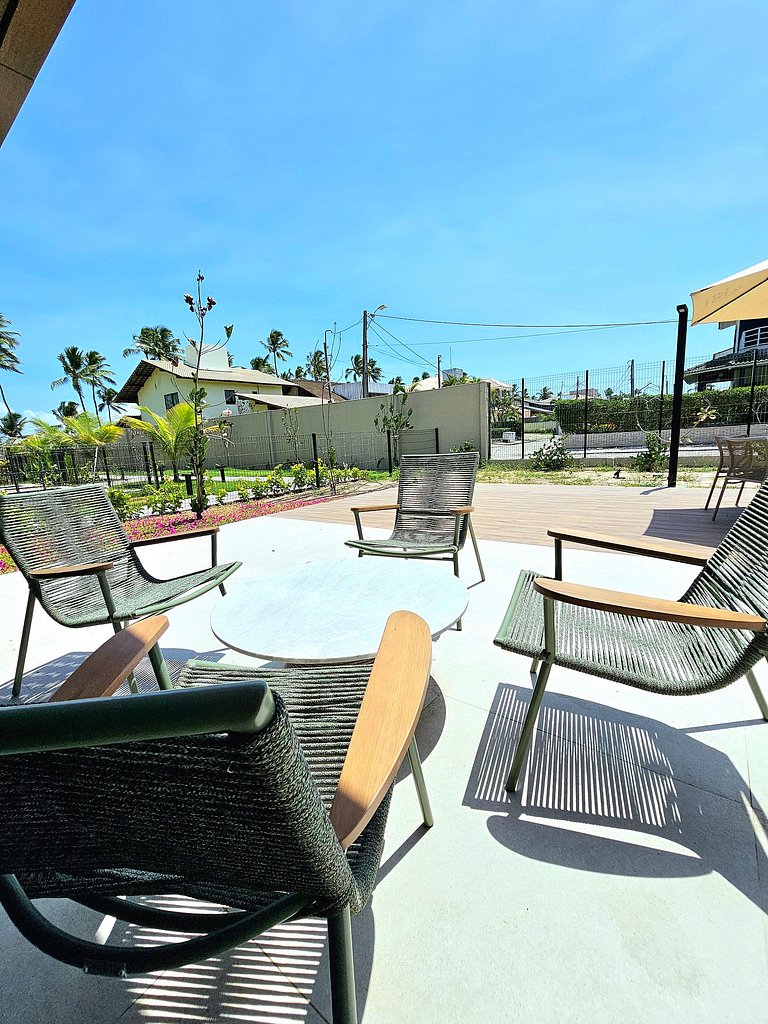 Luxuoso e equipado no Cais Eco Beira-mar Muro Alto