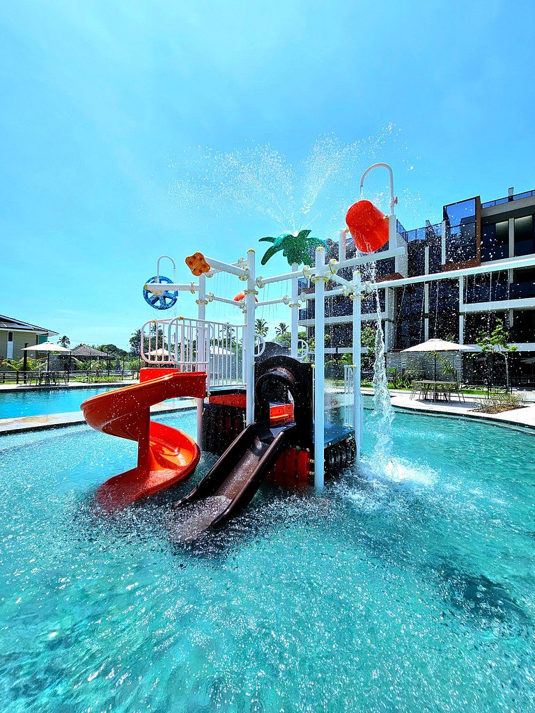 Luxuoso e equipado no Cais Eco Beira-mar Muro Alto