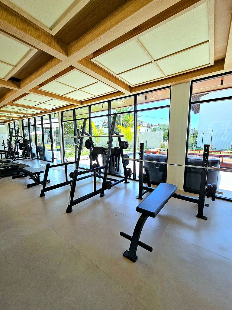 Luxuoso e equipado no Cais Eco Beira-mar Muro Alto