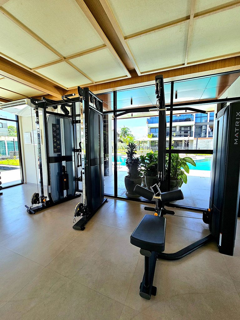 Luxuoso e equipado no Cais Eco Beira-mar Muro Alto