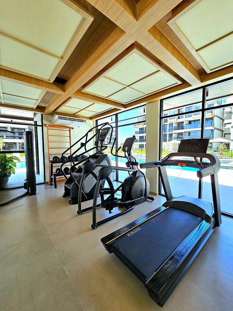 Luxuoso e equipado no Cais Eco Beira-mar Muro Alto