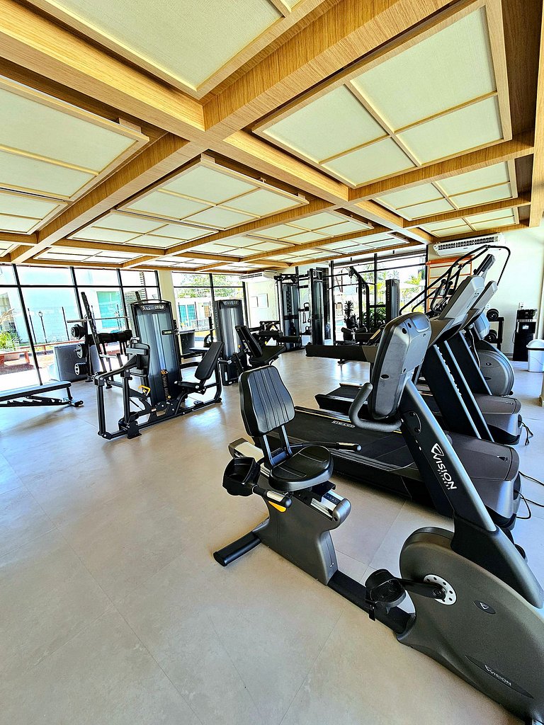 Luxuoso e equipado no Cais Eco Beira-mar Muro Alto