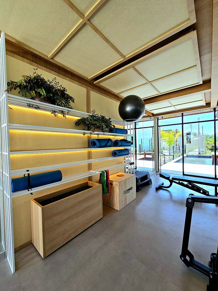 Luxuoso e equipado no Cais Eco Beira-mar Muro Alto