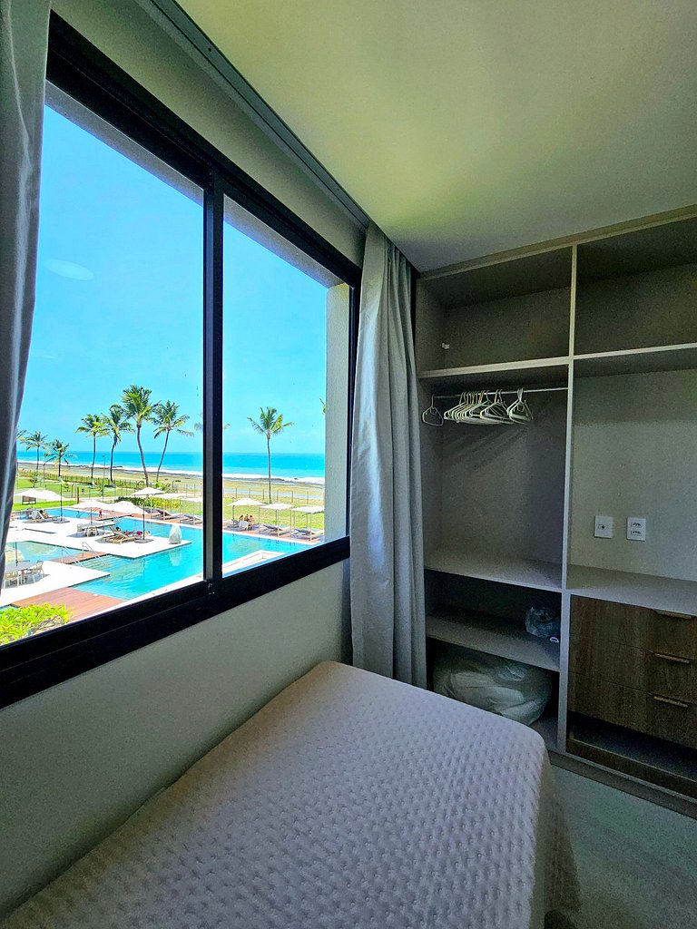 Luxo e incrível Vista Mar de Muro Alto no Cais Eco