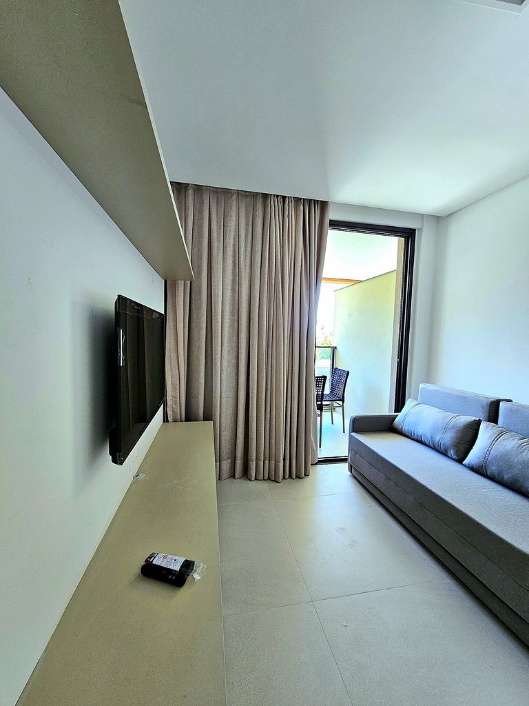 Incrível Flat beira-mar de Muro Alto no Cais Eco