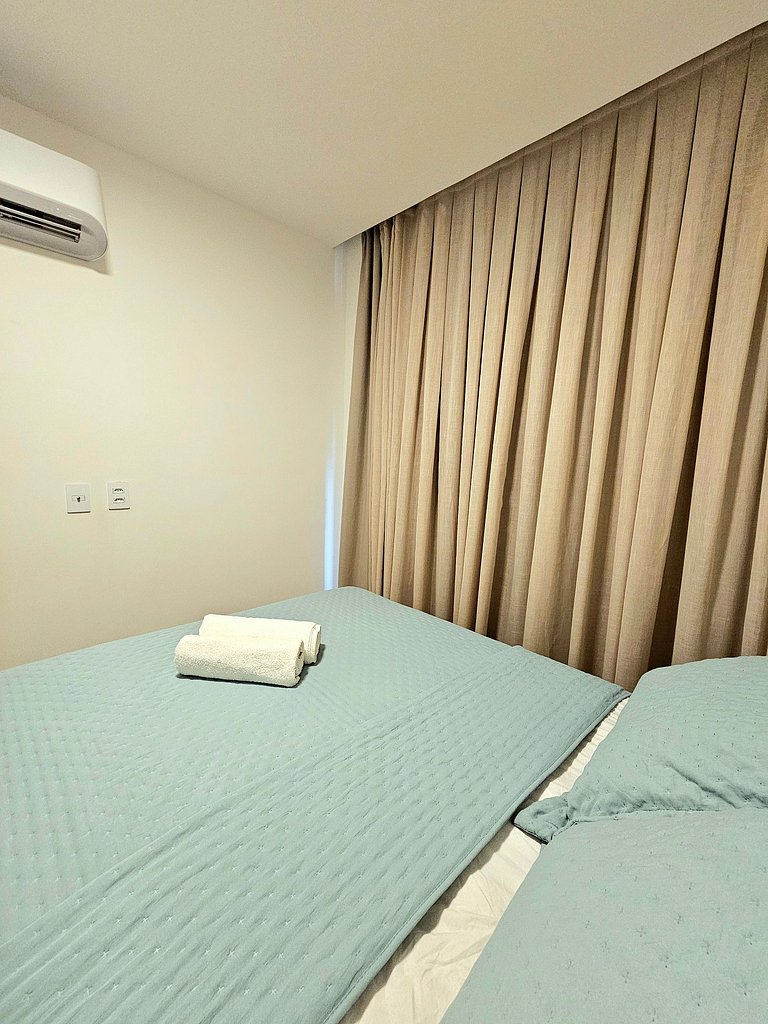 Incrível Flat beira-mar de Muro Alto no Cais Eco