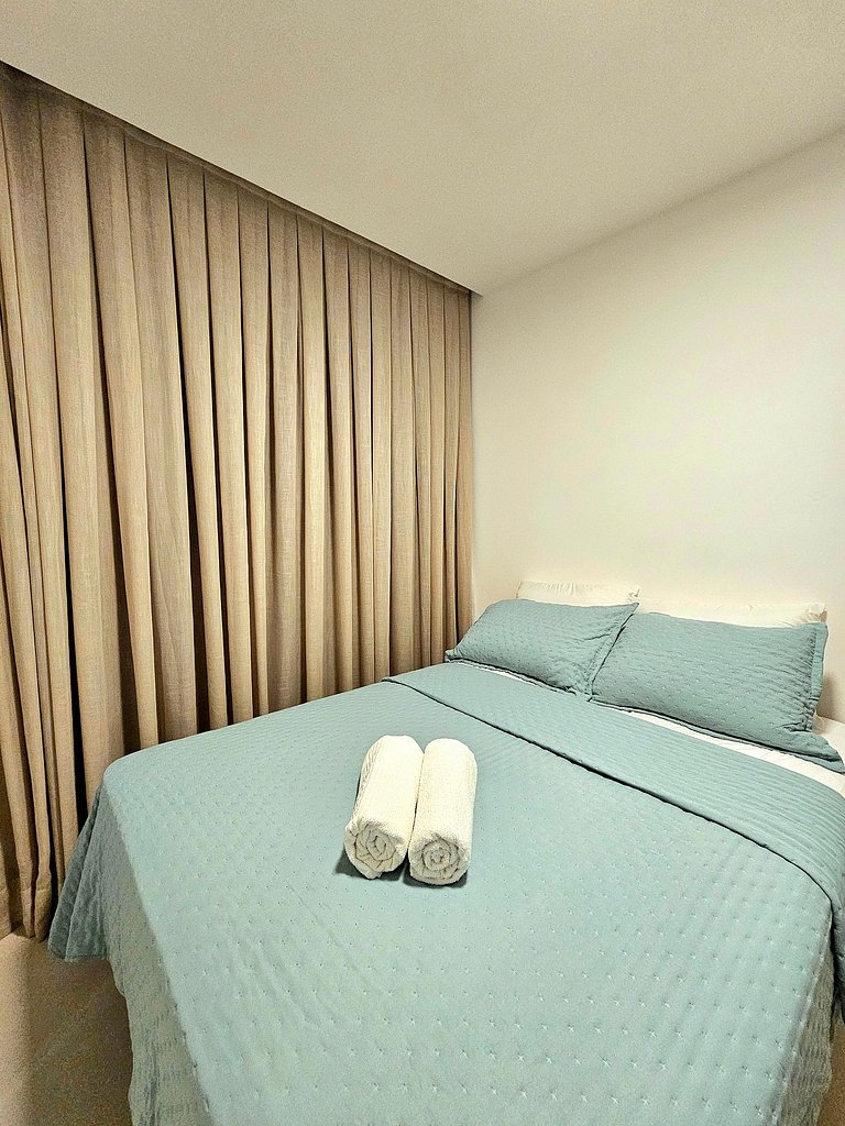 Incrível Flat beira-mar de Muro Alto no Cais Eco