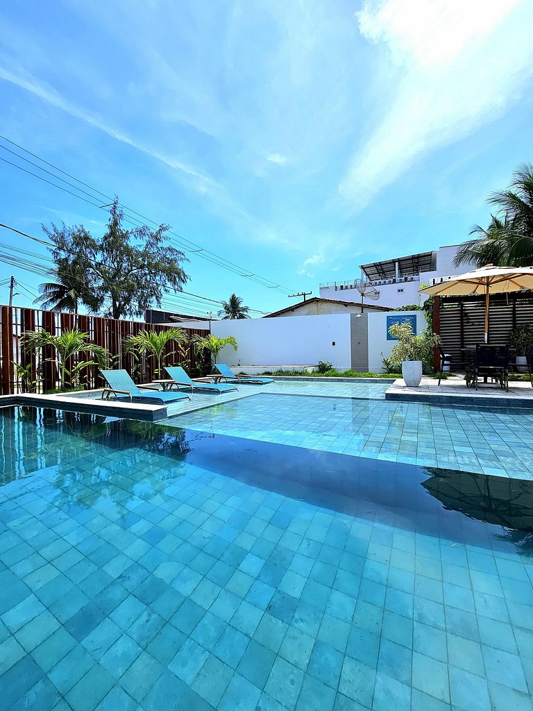 Confortável Flat no melhor trecho de Tamandaré