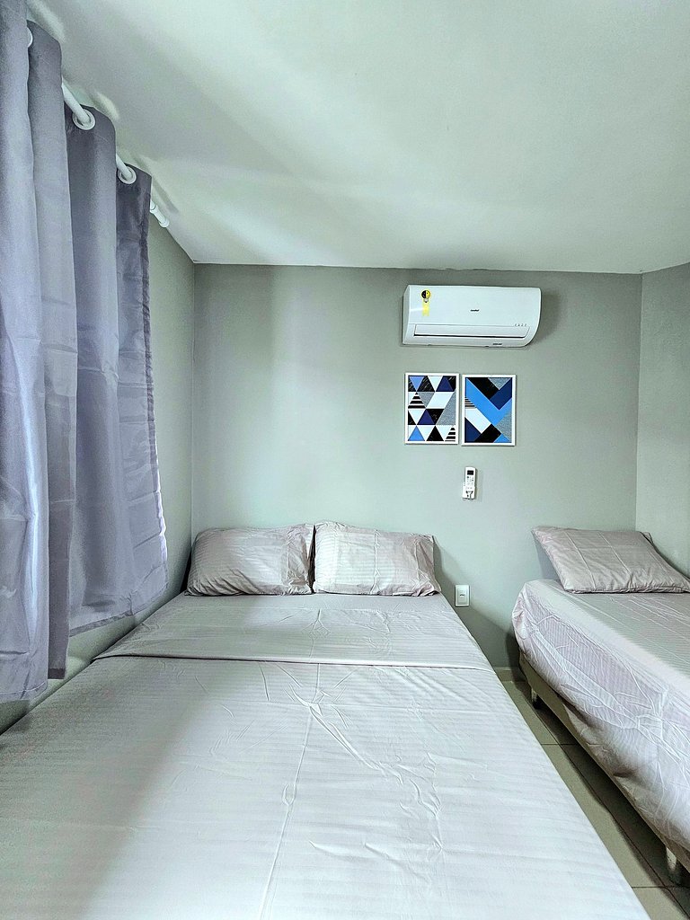 Luxuoso e equipado 2 quartos no Centro de Porto