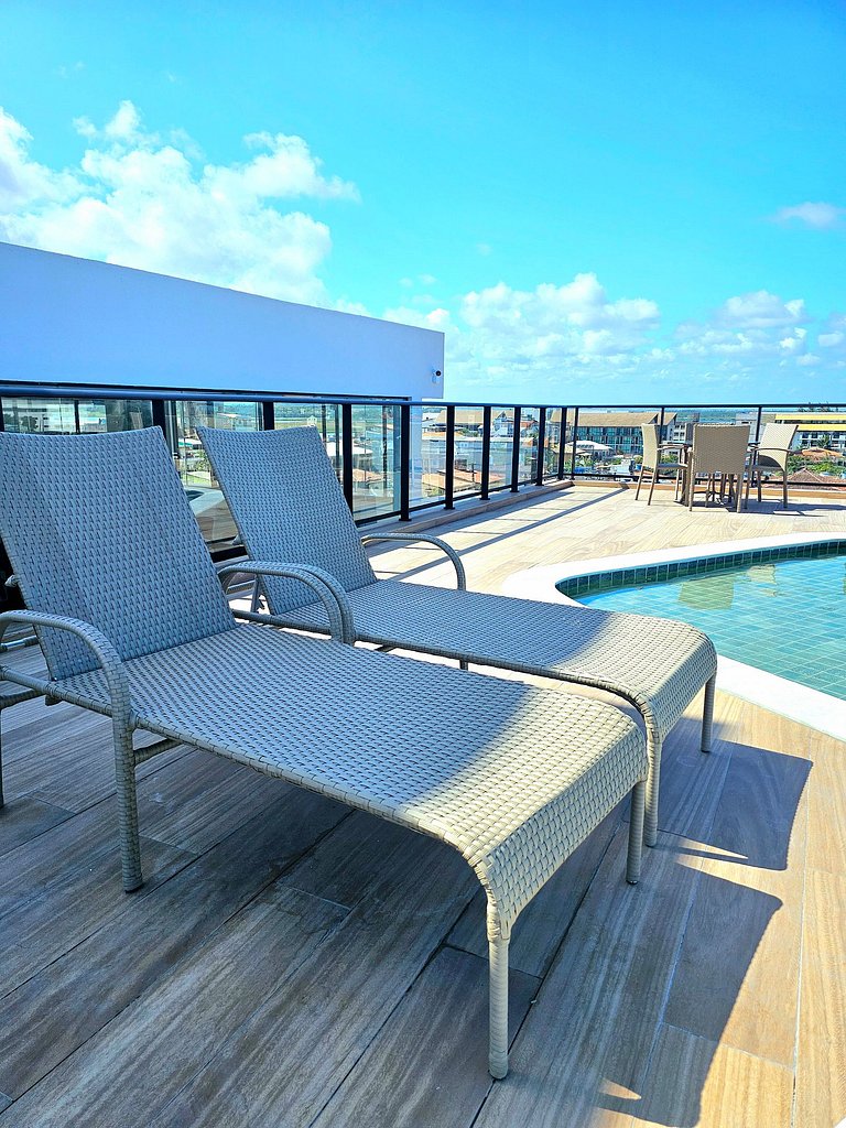 Moderno e equipado no Centro de Porto de Galinhas.