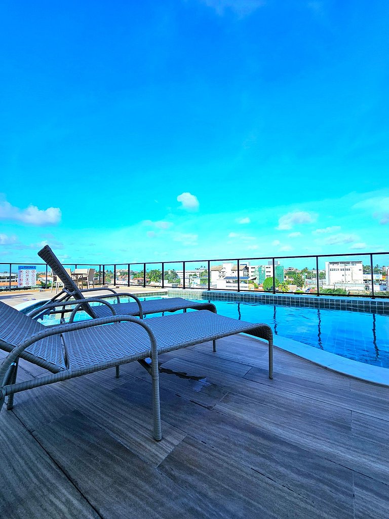 Moderno e equipado no Centro de Porto de Galinhas.