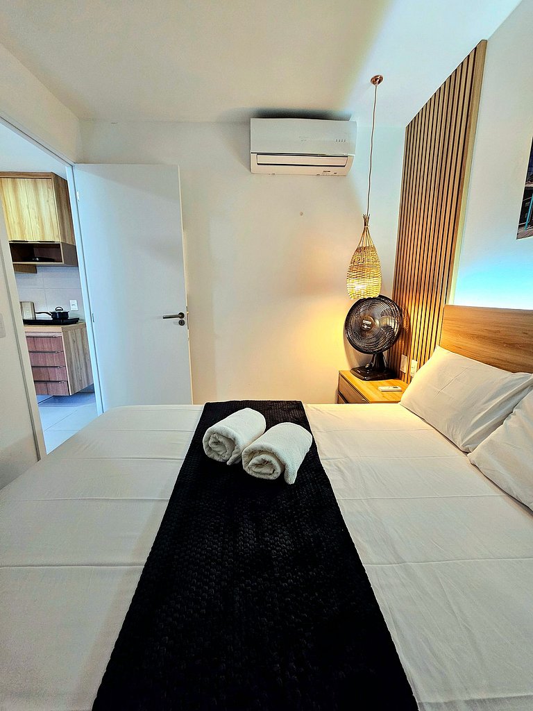 Incrível Sunny hall com vista interna em Porto