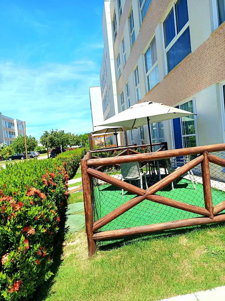 Exclusivo Garden 1 quarto do Muro Alto condomínio