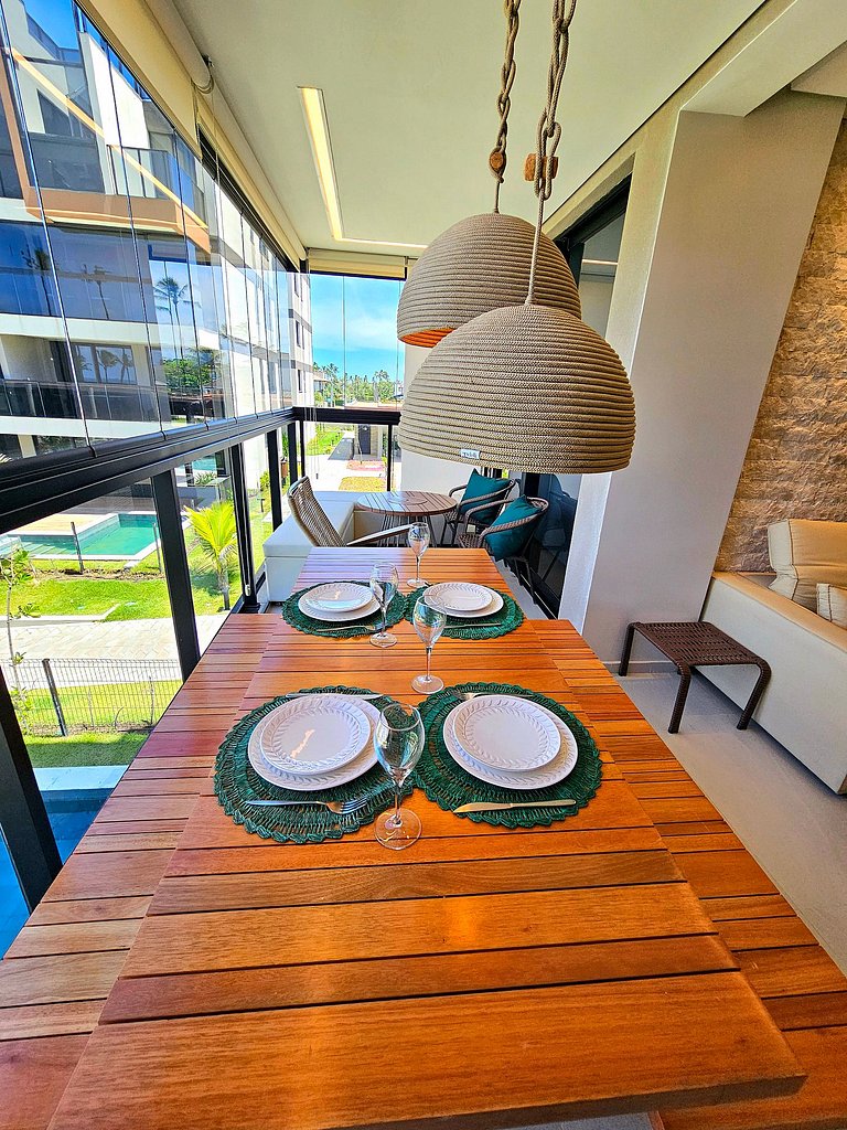 Luxo e incrível Vista em Muro Alto no Cais Eco 105