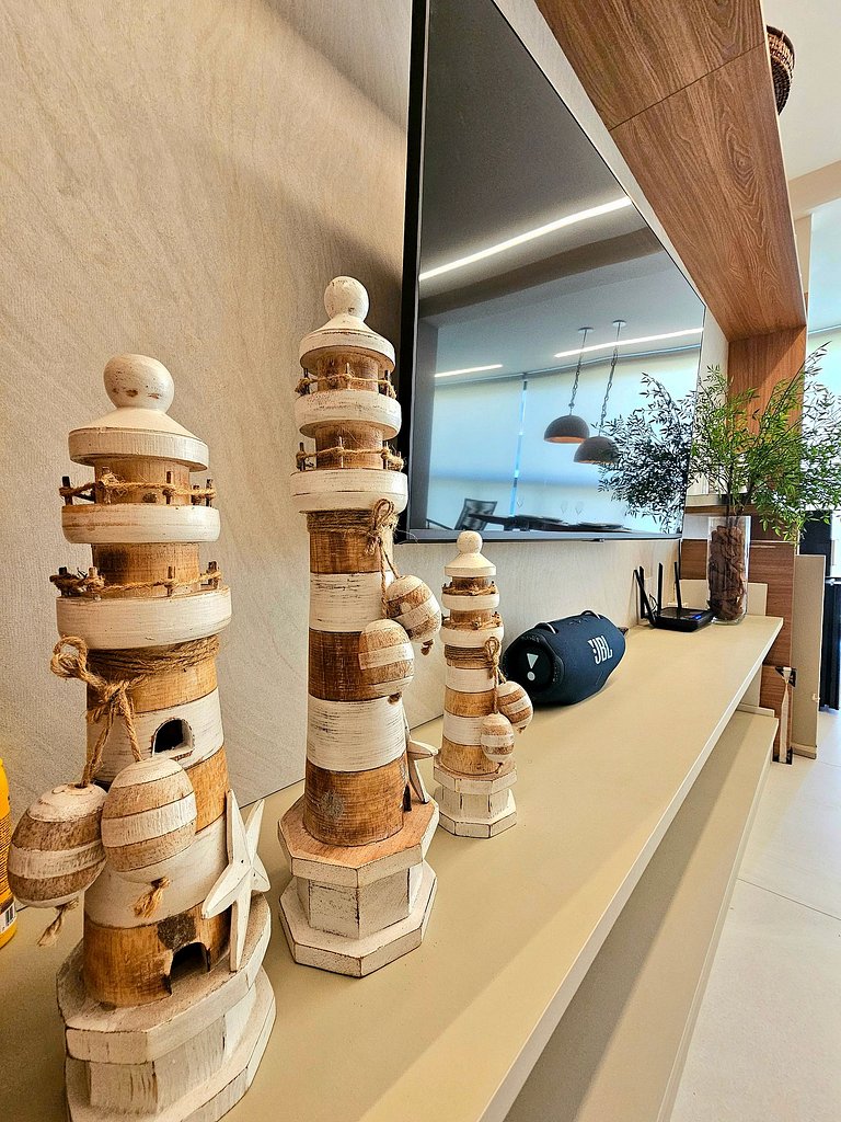 Luxo e incrível Vista em Muro Alto no Cais Eco 105