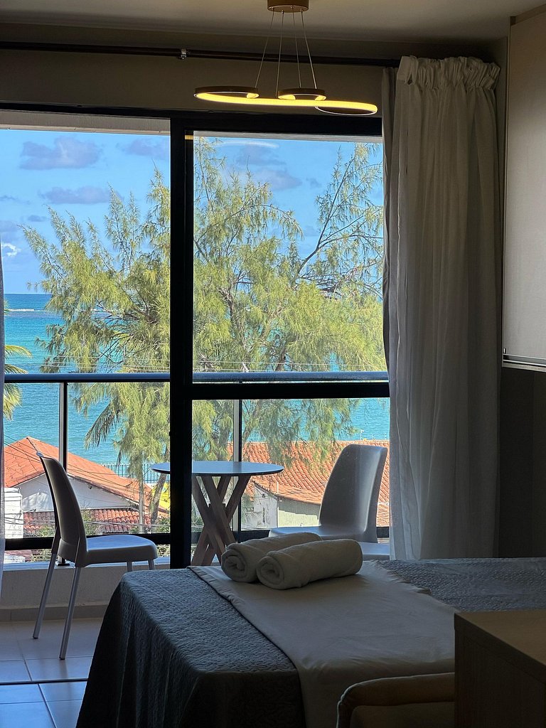Moderno com vista mar no melhor trecho Tamandaré