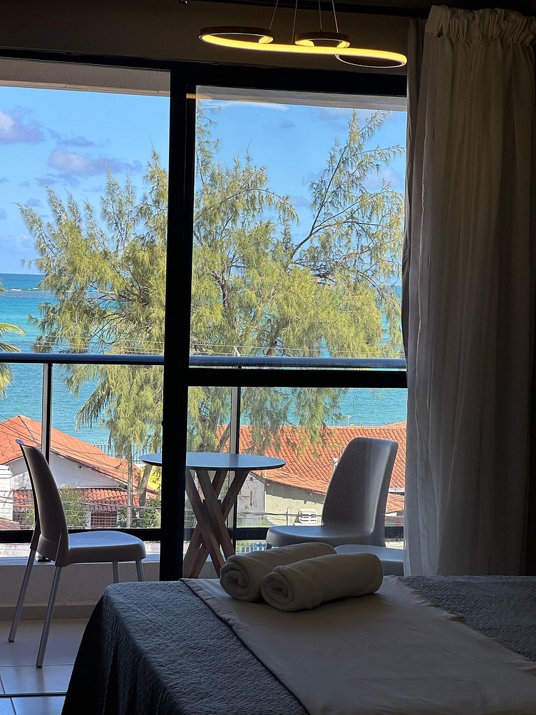 Moderno com vista mar no melhor trecho Tamandaré