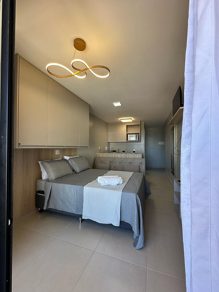 Moderno com vista mar no melhor trecho Tamandaré