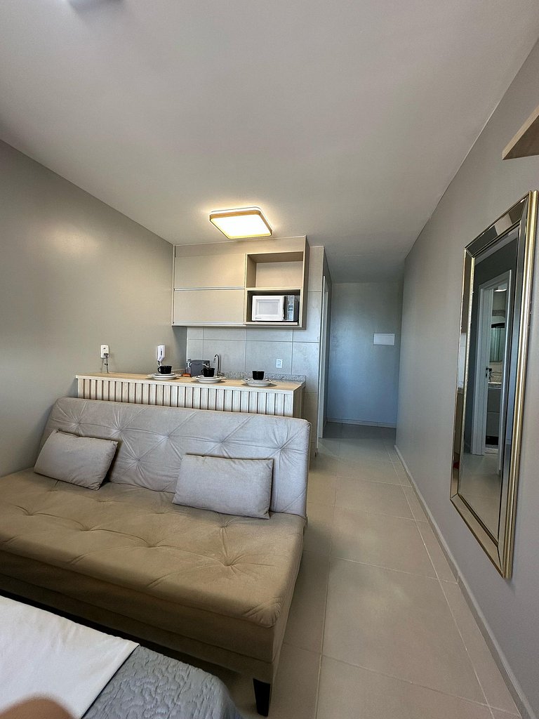 Moderno com vista mar no melhor trecho Tamandaré