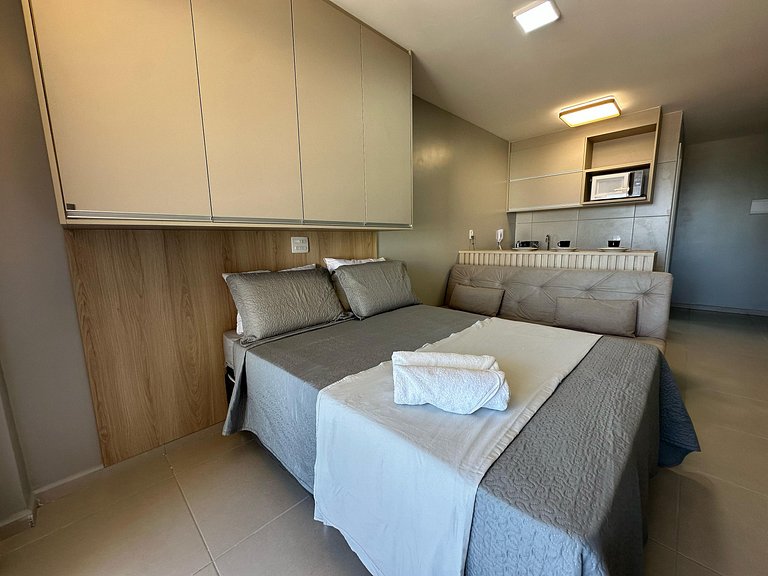 Moderno com vista mar no melhor trecho Tamandaré
