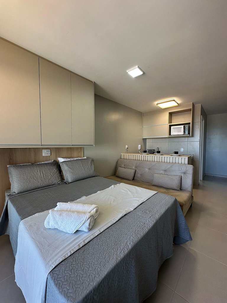 Moderno com vista mar no melhor trecho Tamandaré