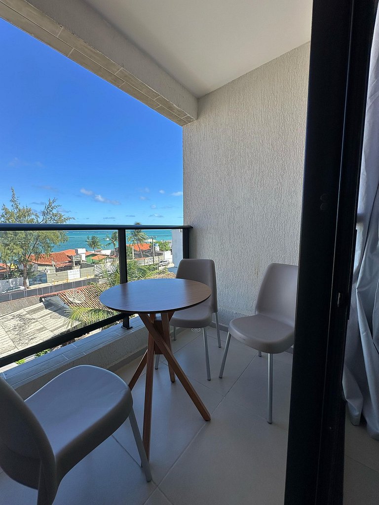 Moderno com vista mar no melhor trecho Tamandaré