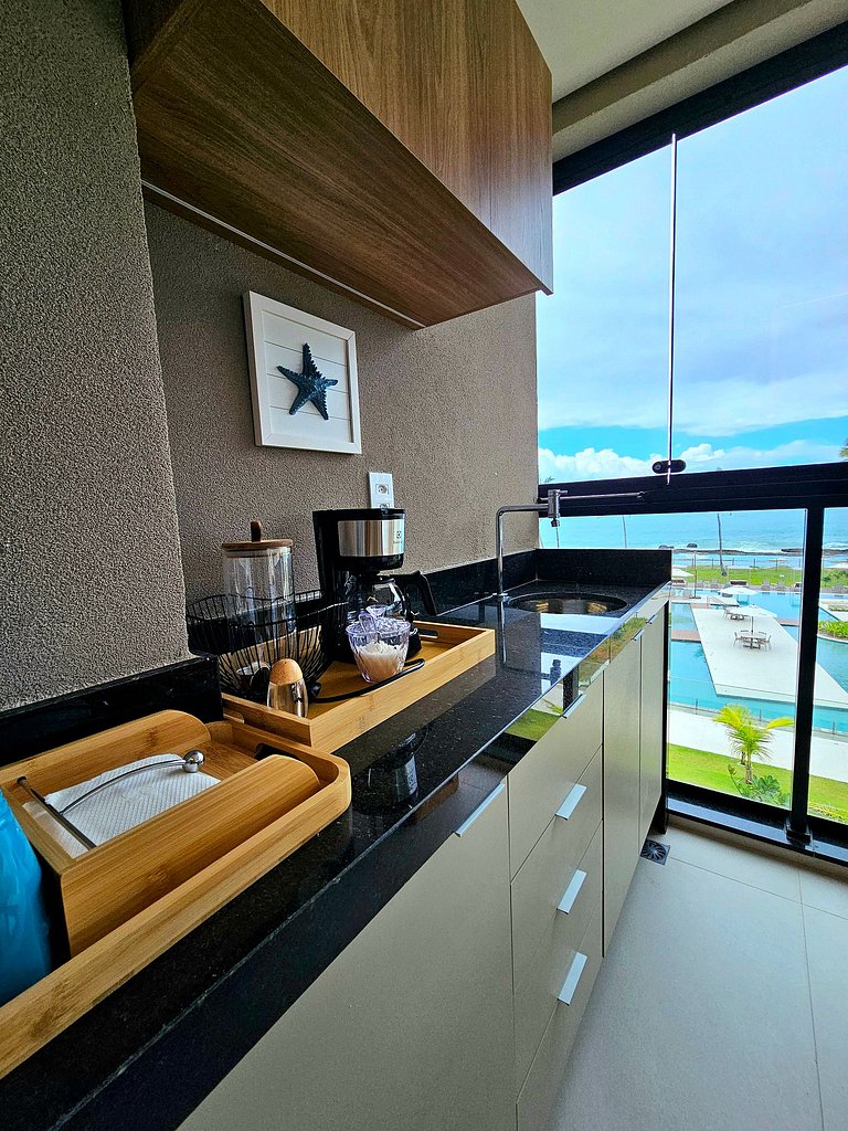 Luxo e incrível Vista em Muro Alto no Cais Eco 205