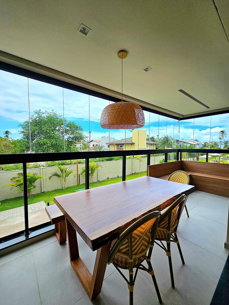 Luxo e estilo Beira-mar de Muro Alto no Cais Eco