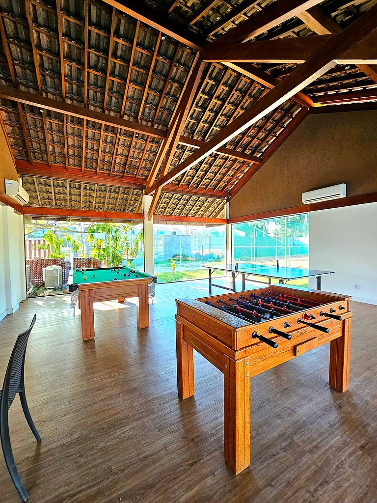Luxuoso e equipado 3q térreo no Cupe Beach Living.