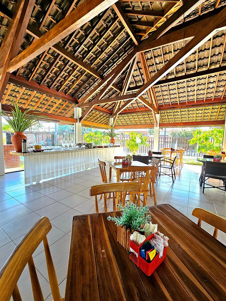 Luxuoso e equipado 3q térreo no Cupe Beach Living.