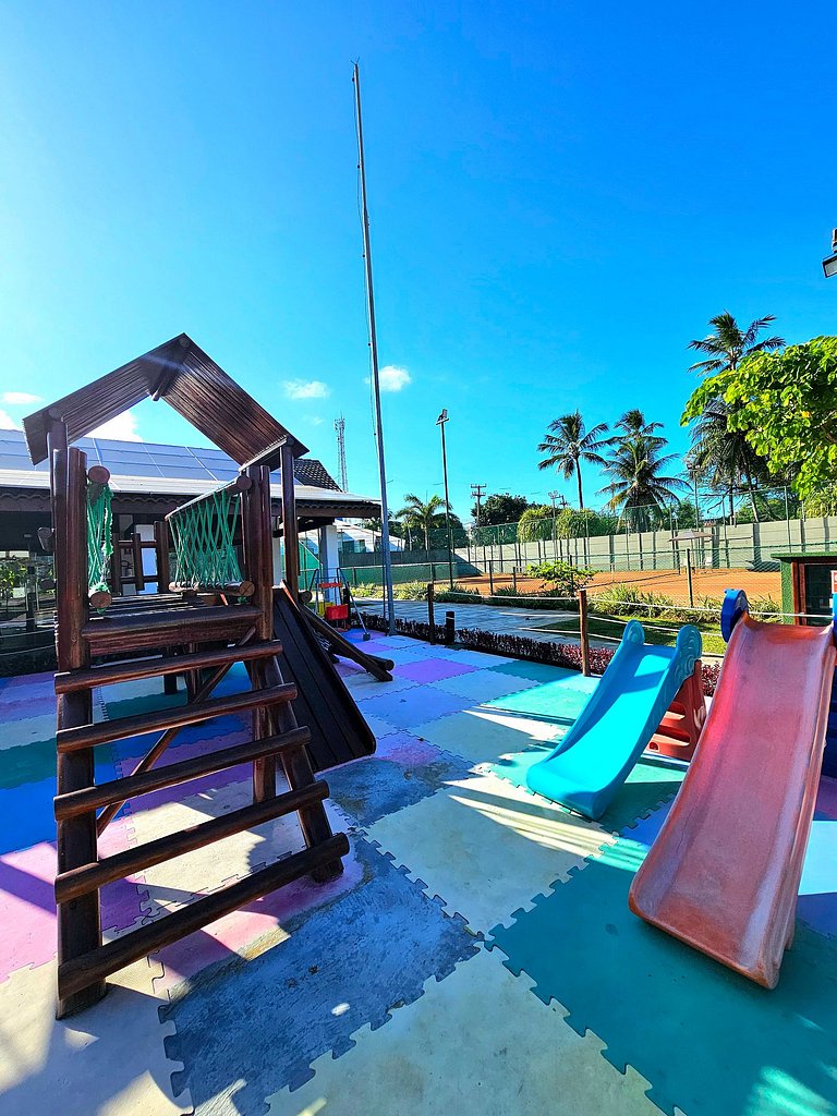 Luxuoso e equipado 3q térreo no Cupe Beach Living.