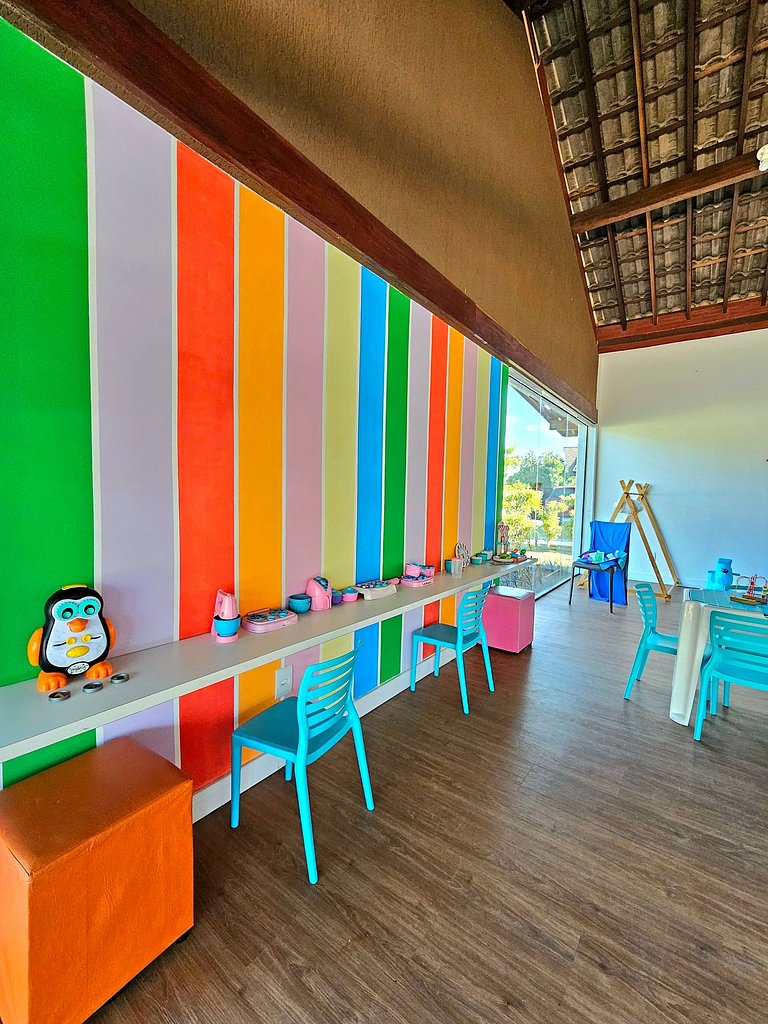 Luxuoso e equipado 3q térreo no Cupe Beach Living.